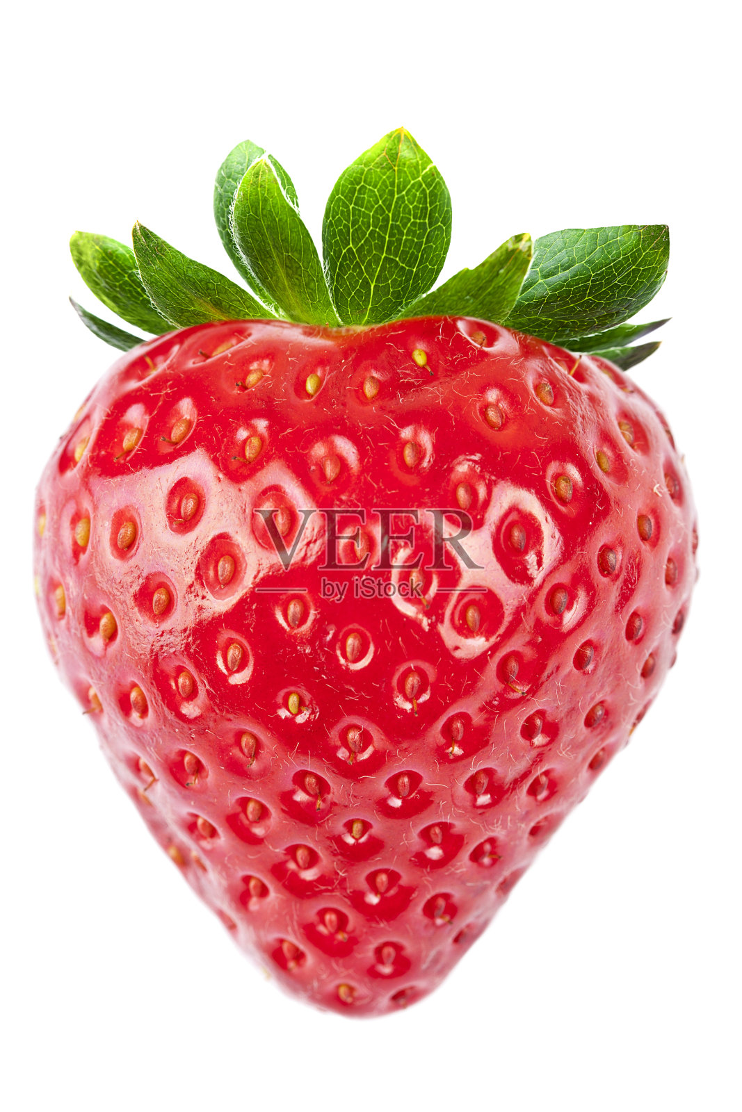 鲜草莓(心型)照片摄影图片