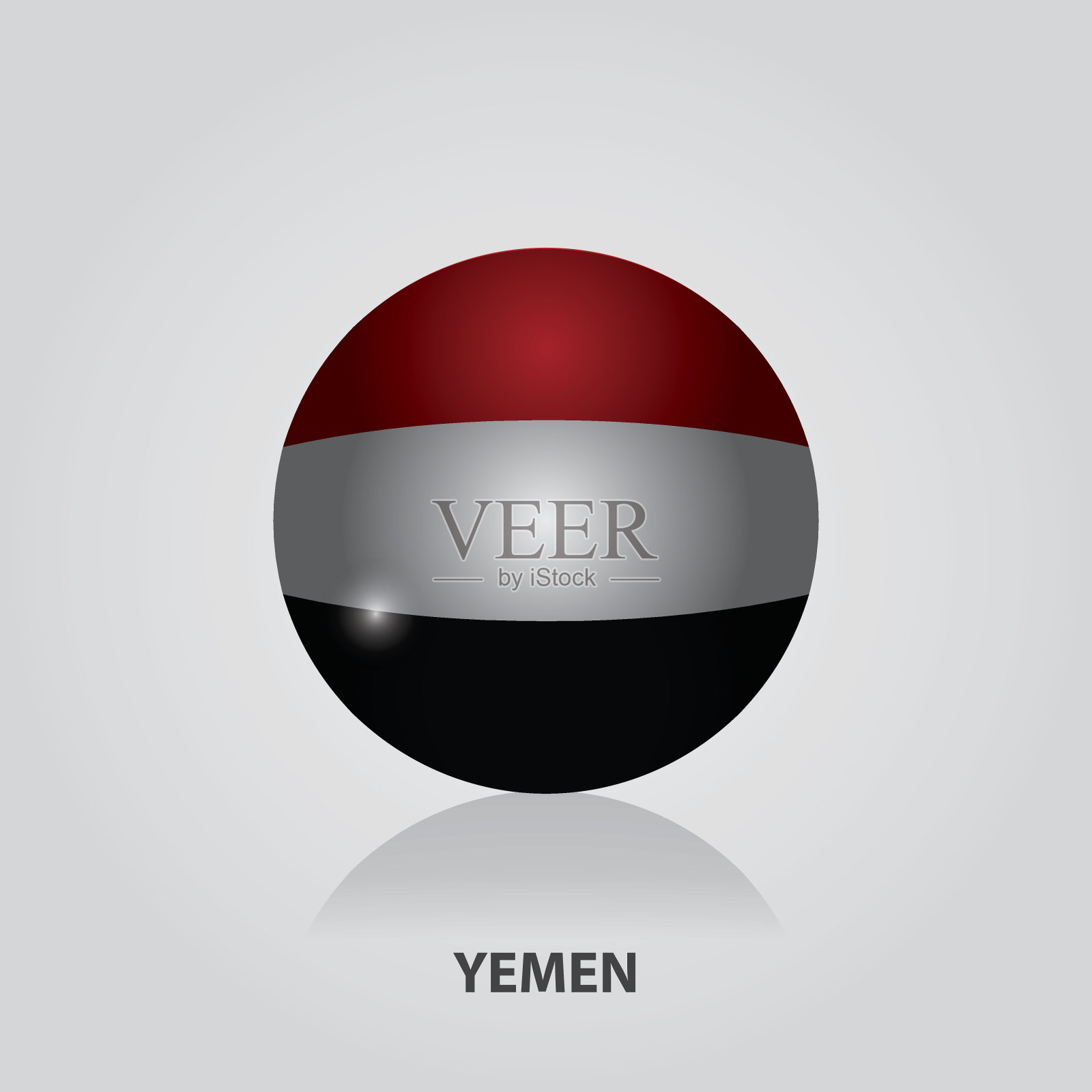 也门-旗帜的亚洲矢量插图插画图片素材