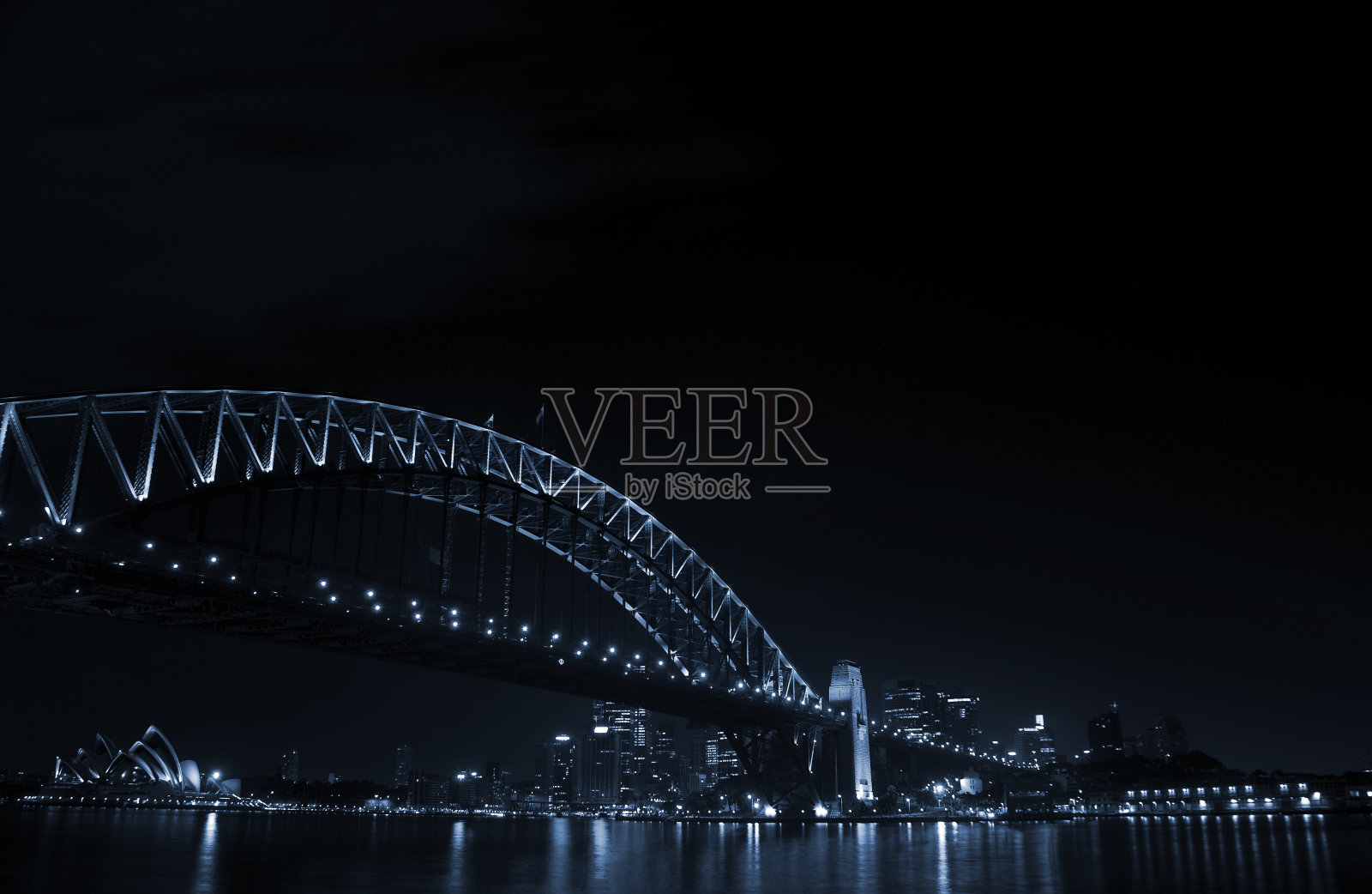 悉尼港之夜(放大图片)照片摄影图片