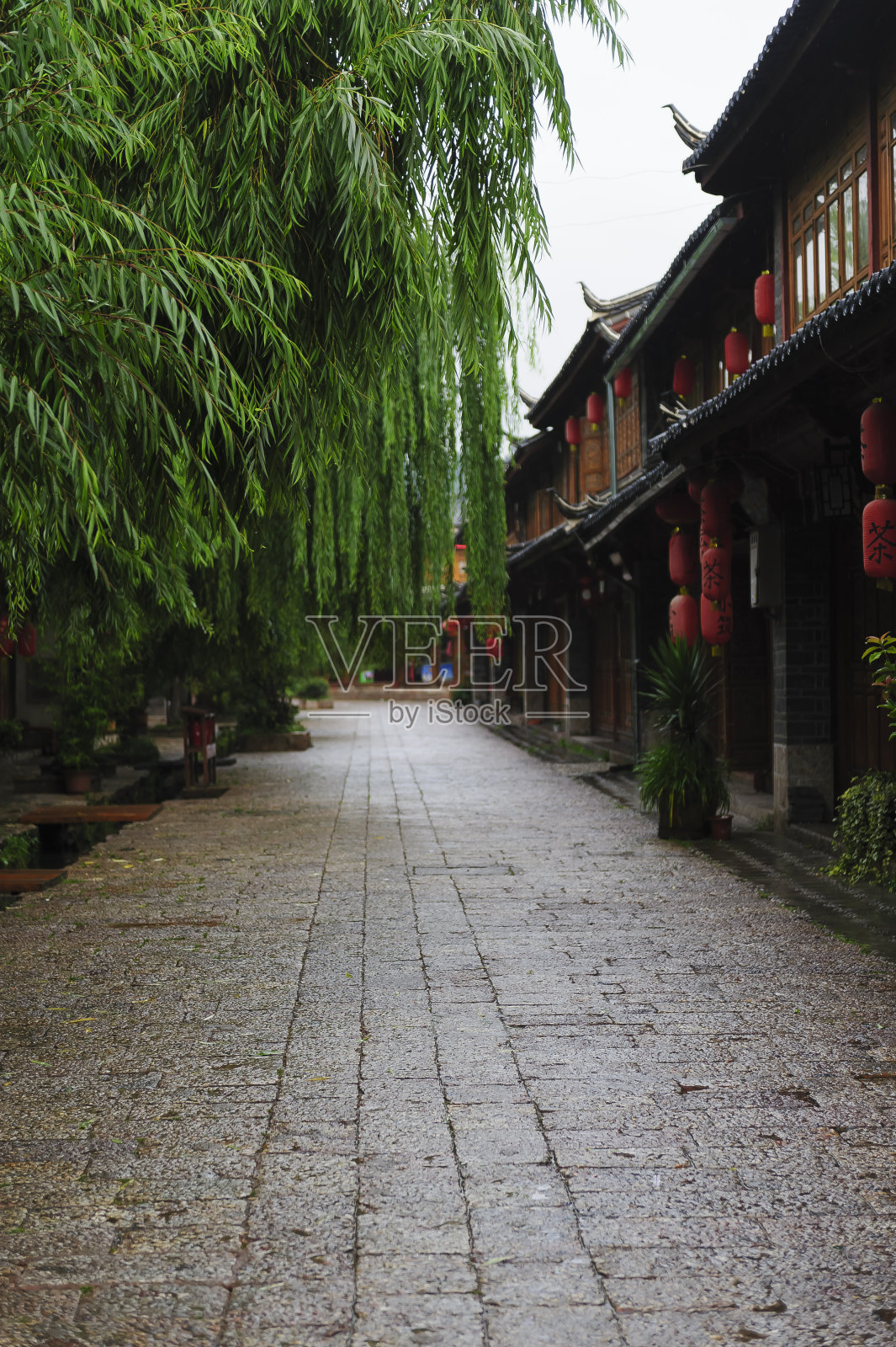 中国古代庭院照片摄影图片