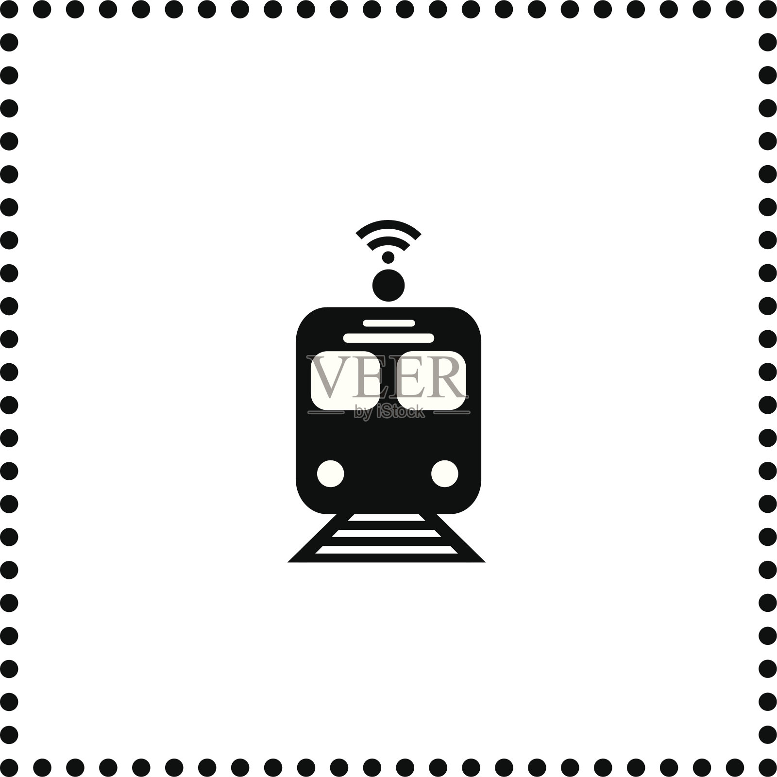 火车的象征插画图片素材