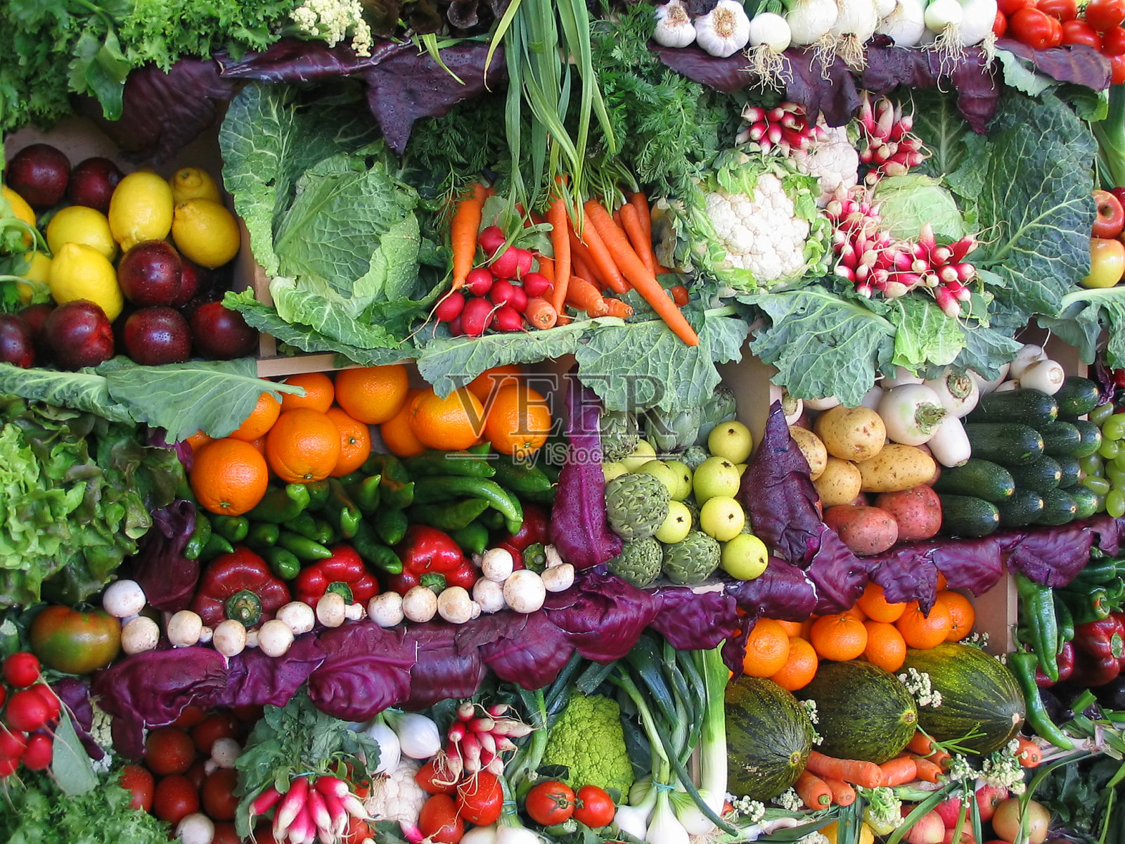 五颜六色的蔬菜和水果照片摄影图片