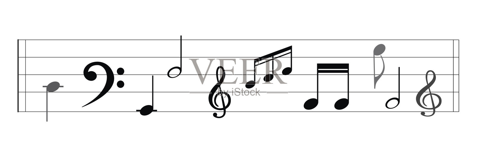 音乐的音符设计元素图片