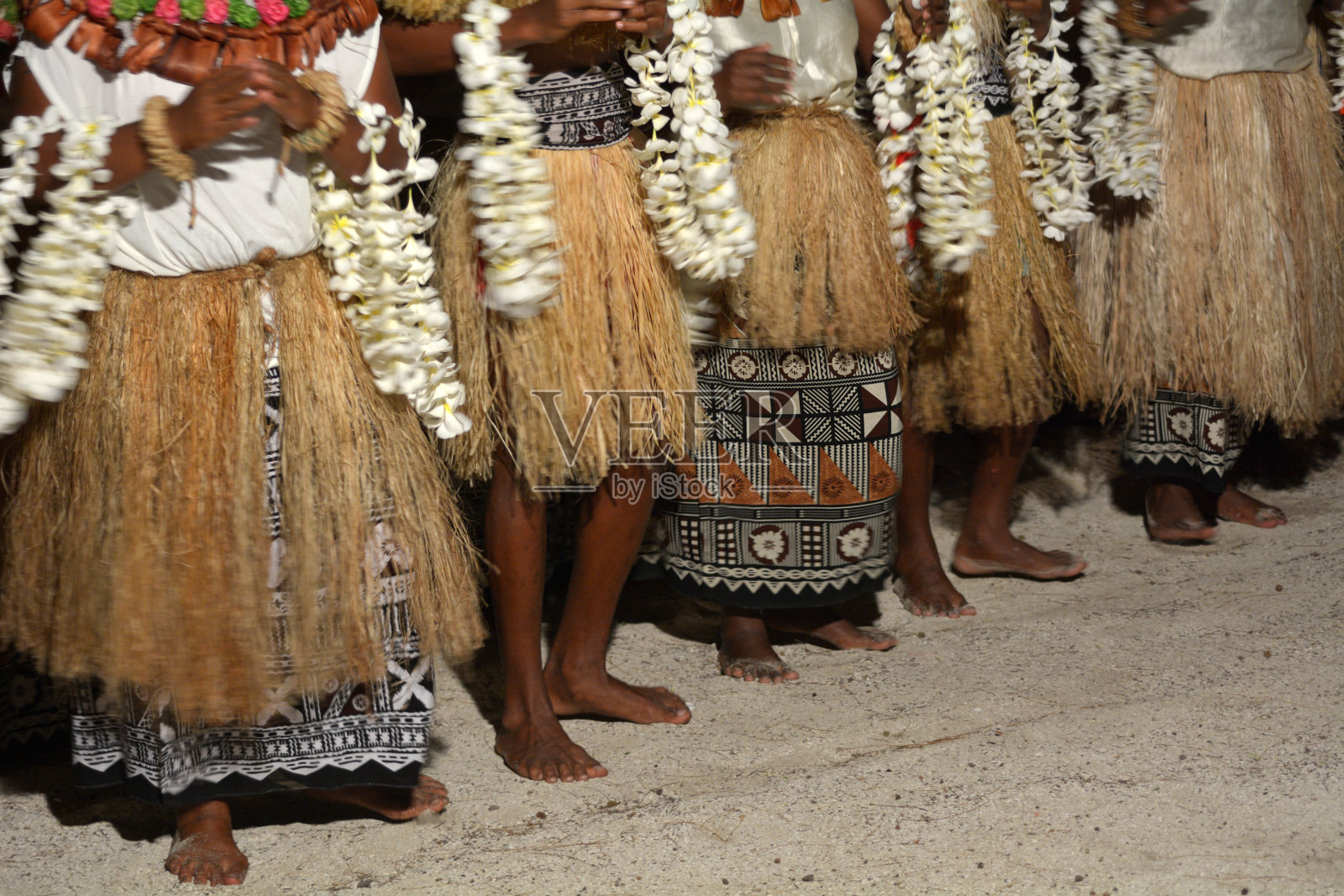 斐济土著人民在斐济唱歌跳舞照片摄影图片
