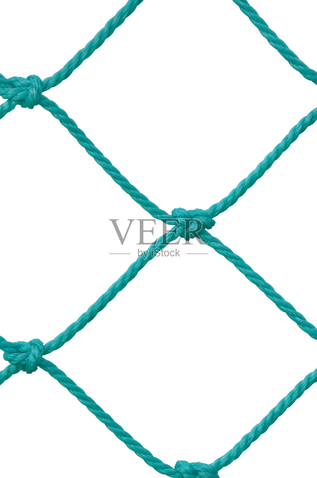 足球足球门柱设置网绳细节，新绿色照片摄影图片