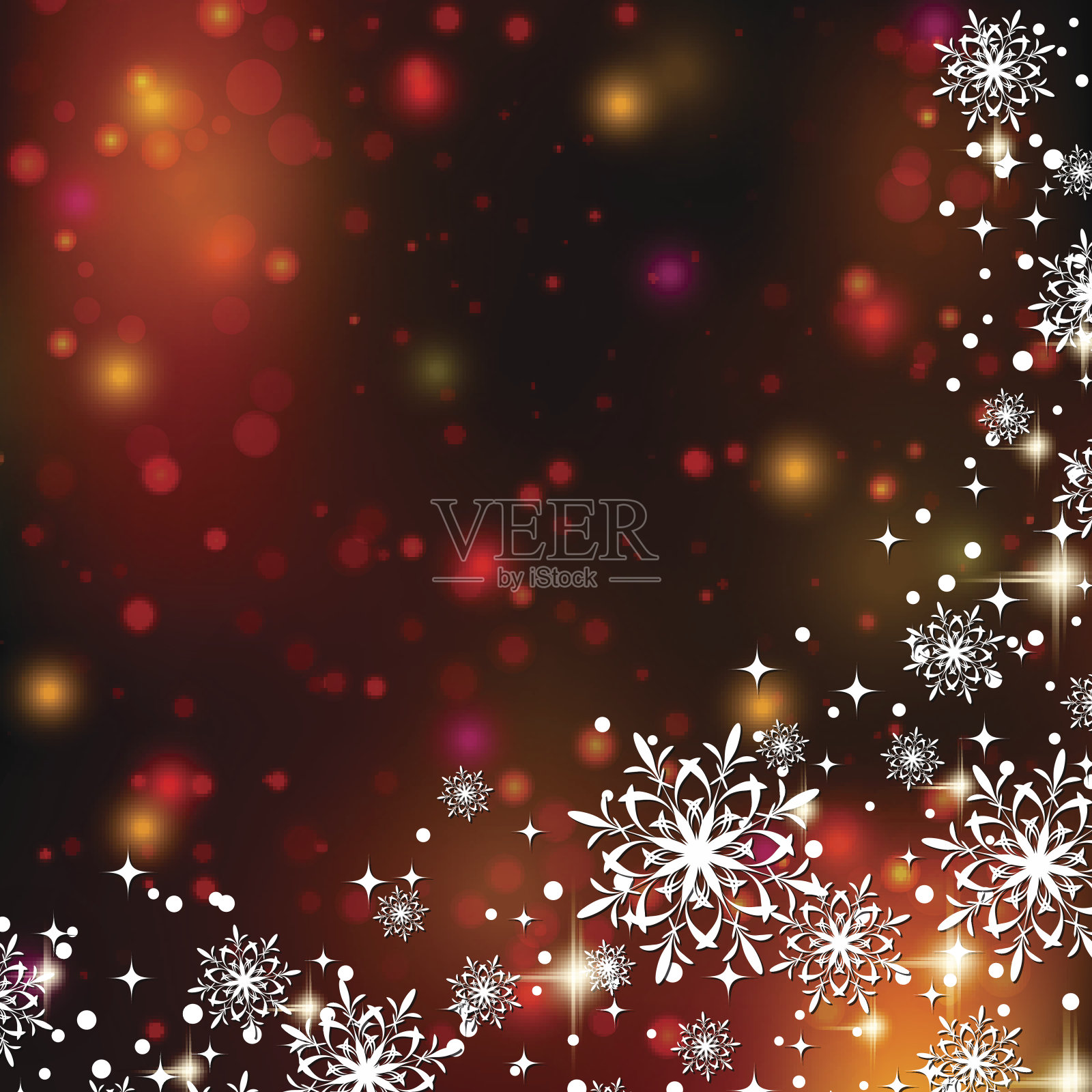 圣诞和新年矢量背景插画图片素材