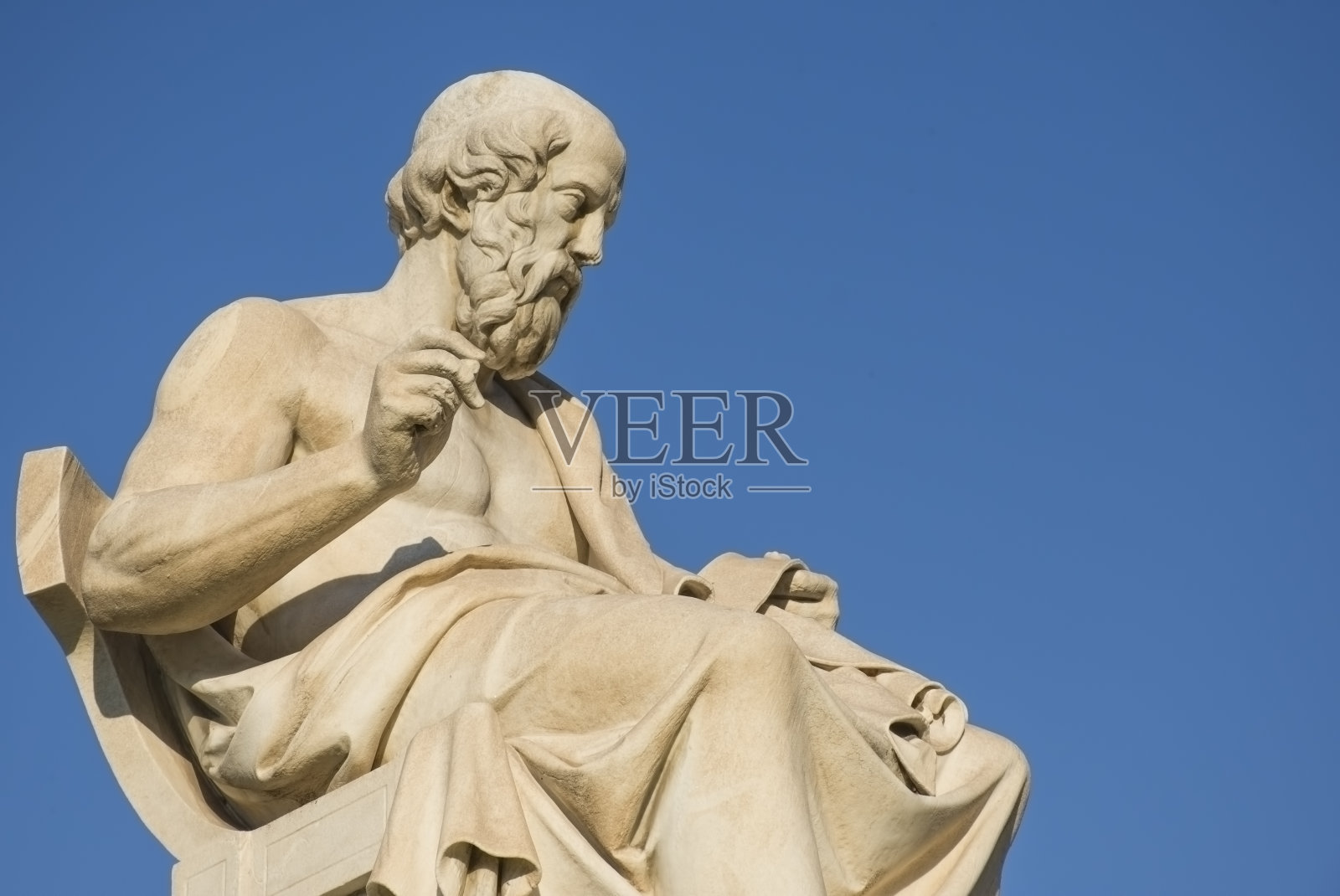 希腊哲学家柏拉图照片摄影图片