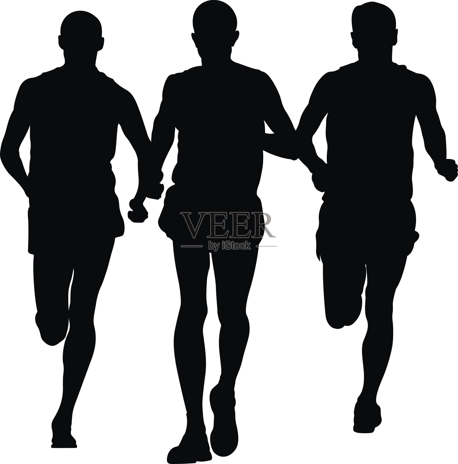 跑步男子组设计元素图片