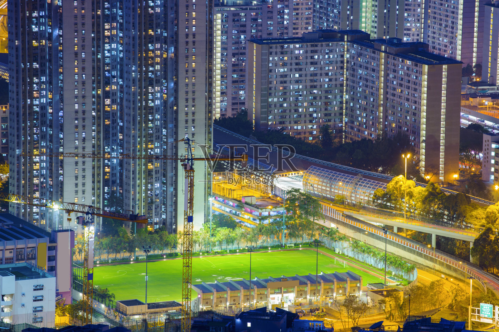 香港屯门天际线和南海照片摄影图片