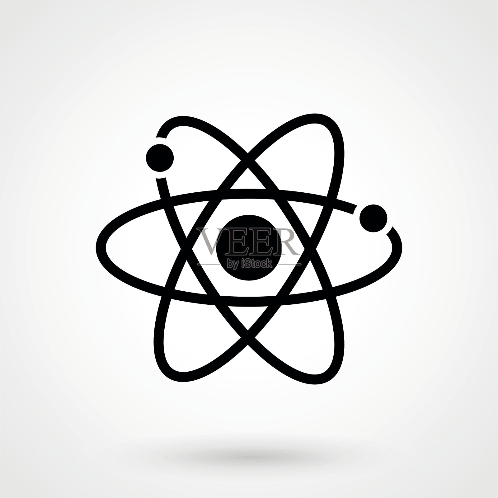 原子的矢量图标插画图片素材