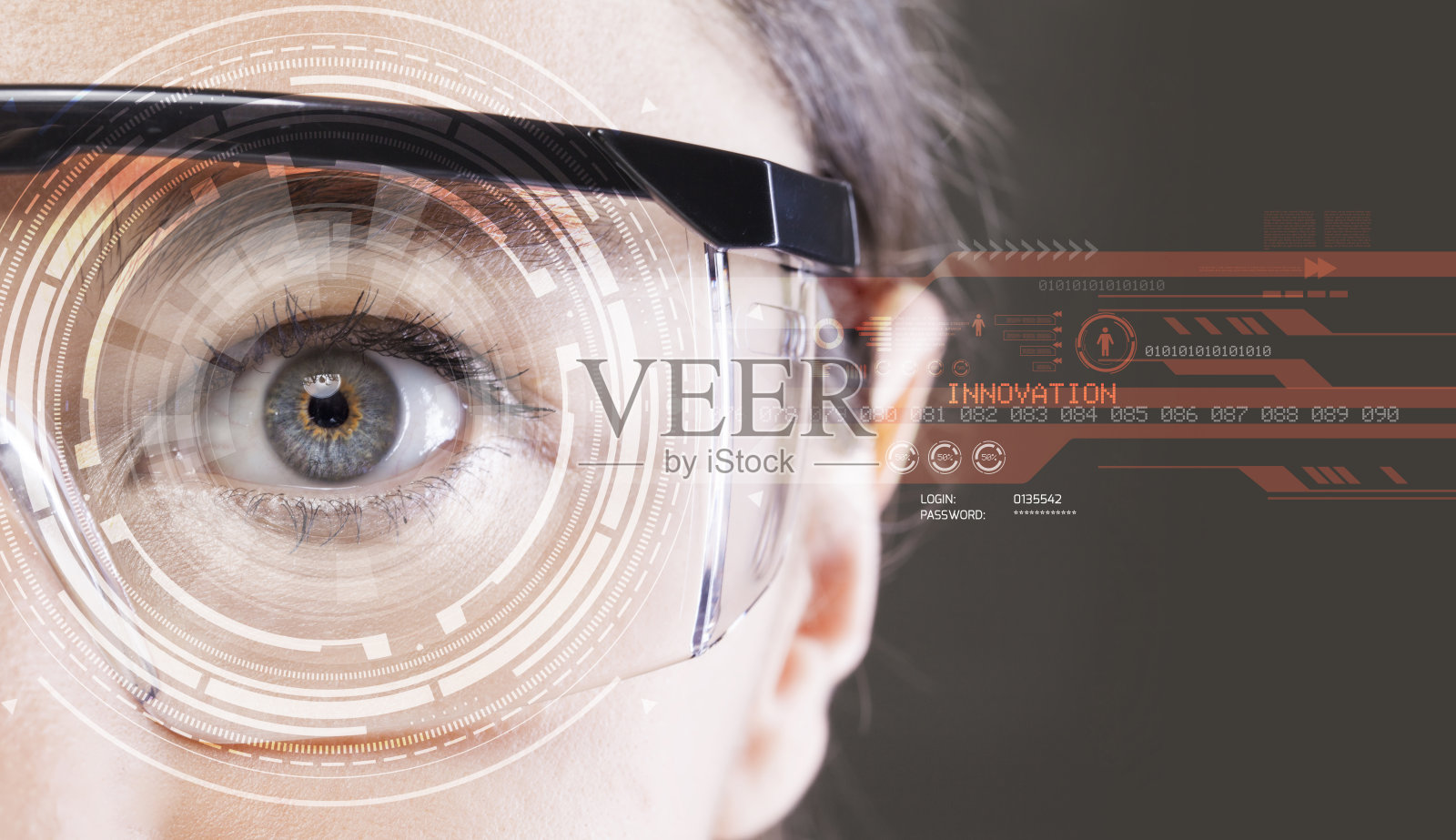 未来的智能眼镜照片摄影图片
