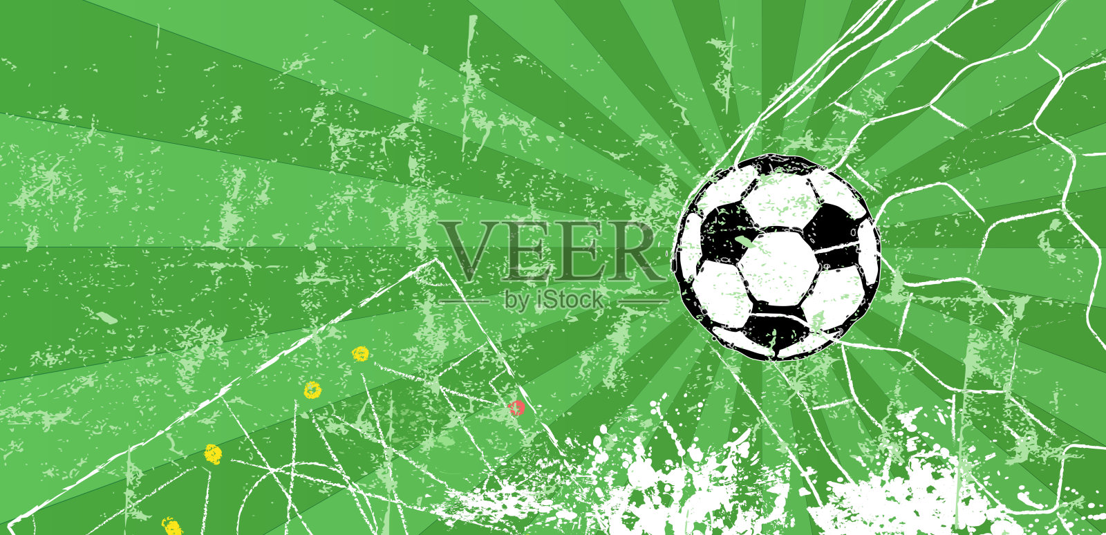 足球/足球设计模板或背景插画图片素材