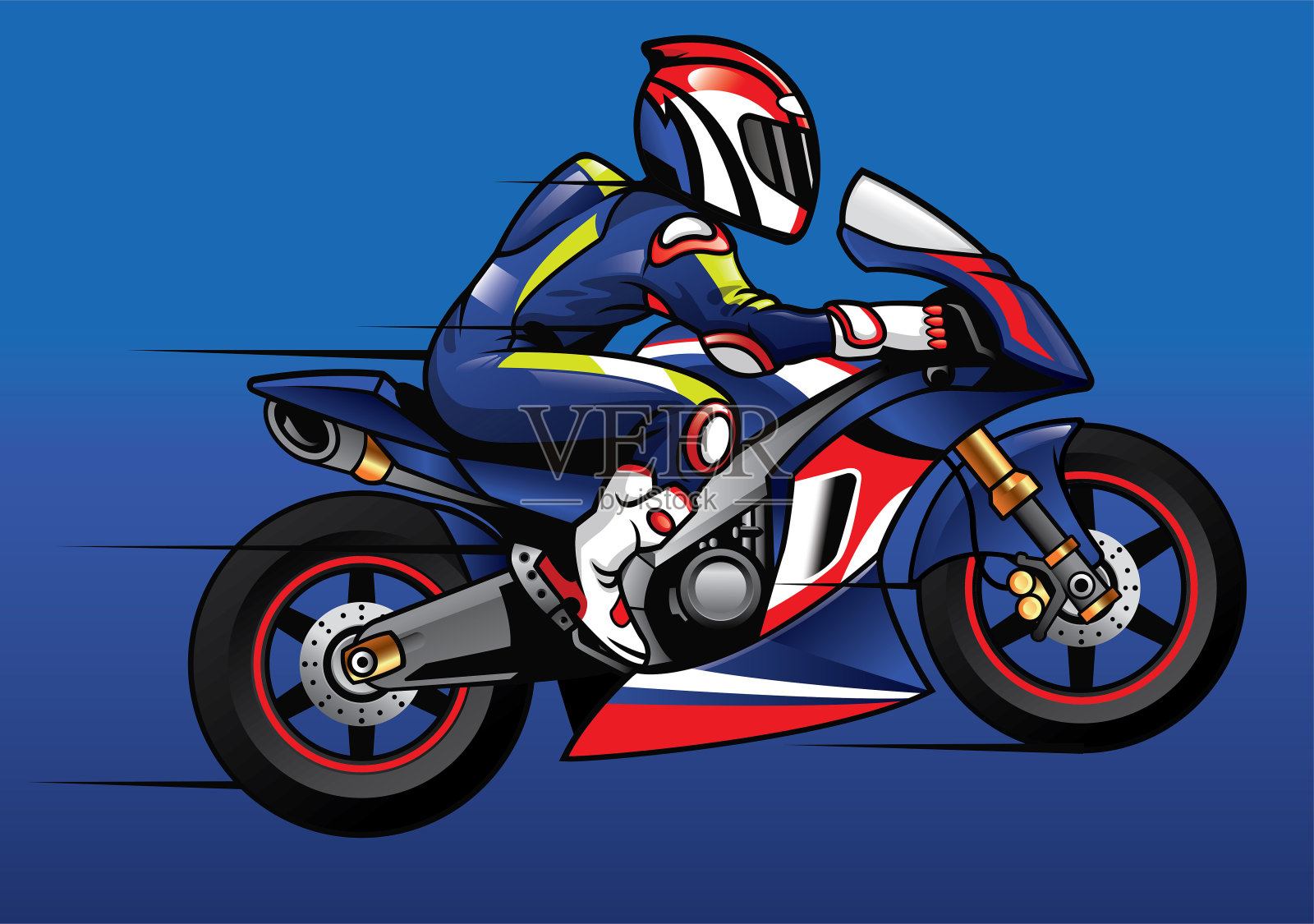 竞赛sportbike设计元素图片