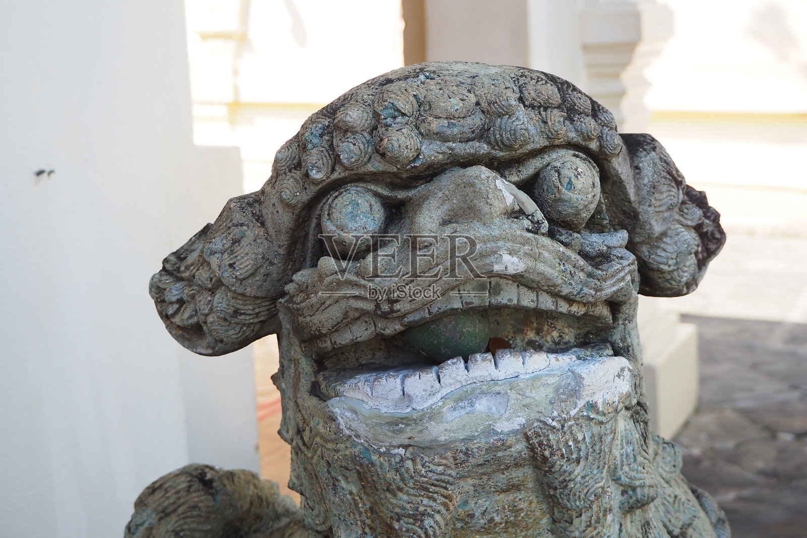 中国皇家狮子雕像-船舶压载照片摄影图片