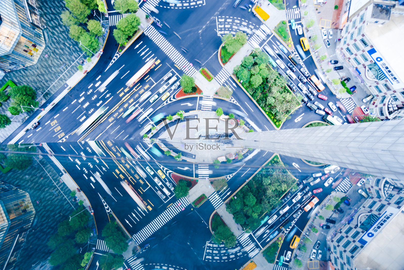中国广州市的十字路口照片摄影图片