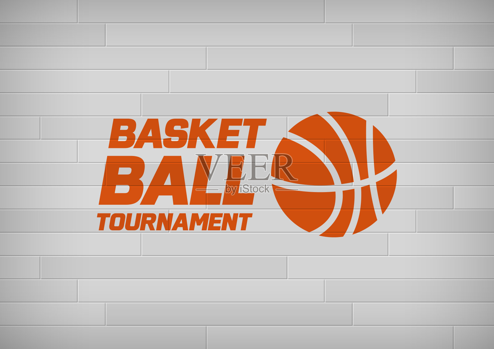 传单或网页横幅设计与篮球图标设计模板素材