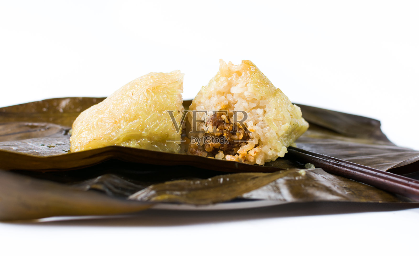 粽子，传统的中国食物，通常为端午节准备照片摄影图片