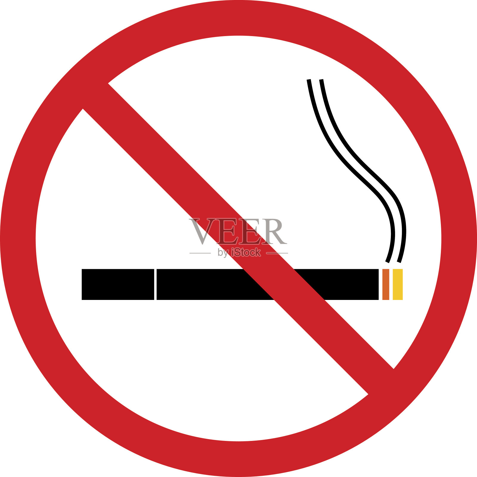 禁止吸烟标志设计元素图片