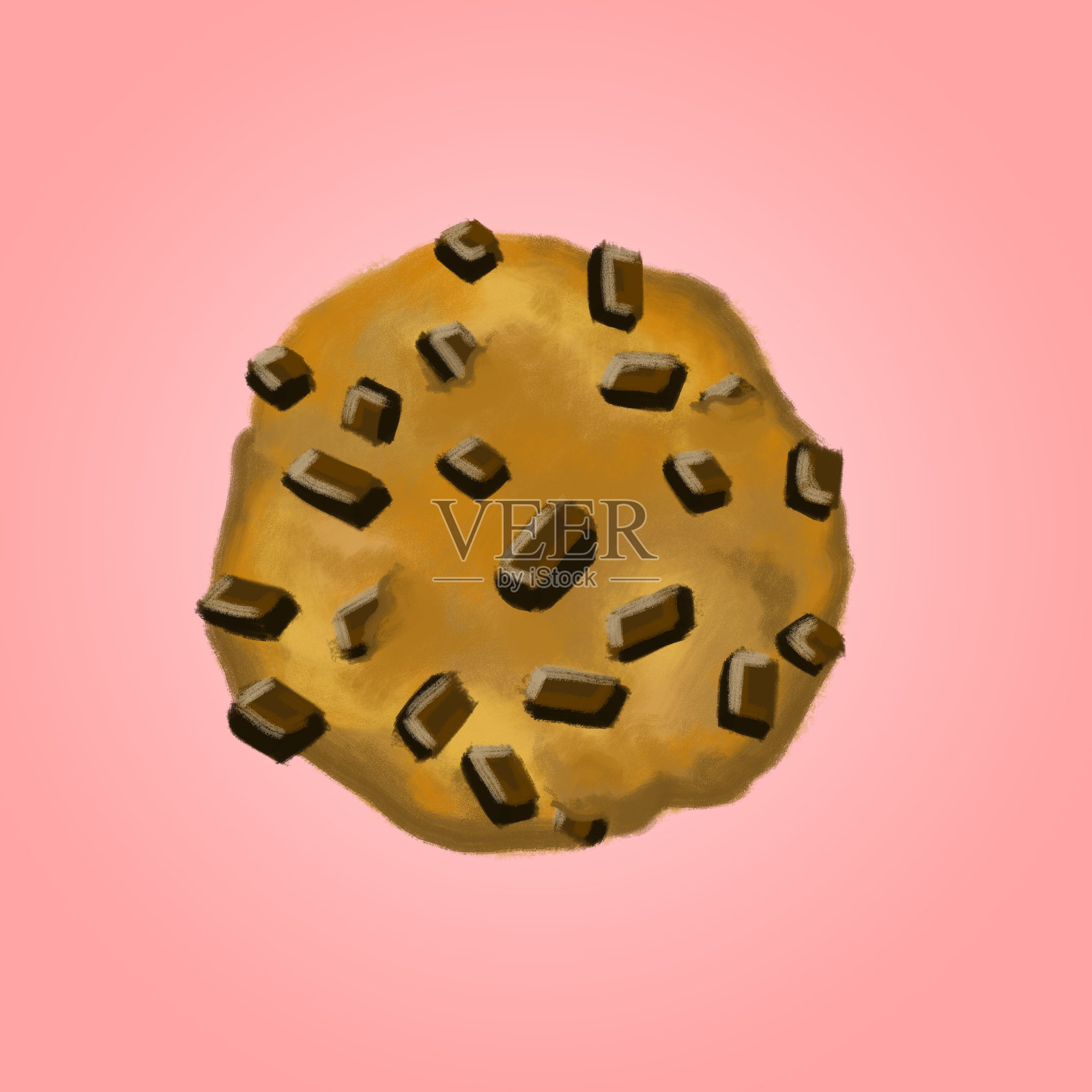 巧克力曲奇饼干设计元素图片