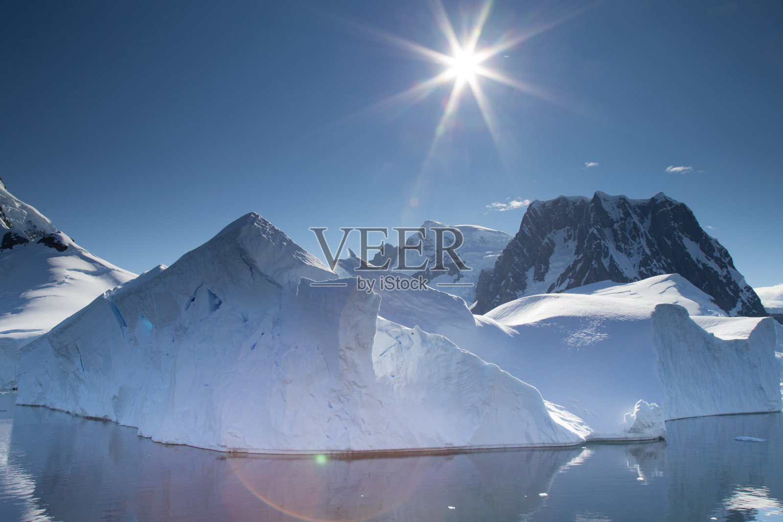 南极的勒梅尔海峡照片摄影图片
