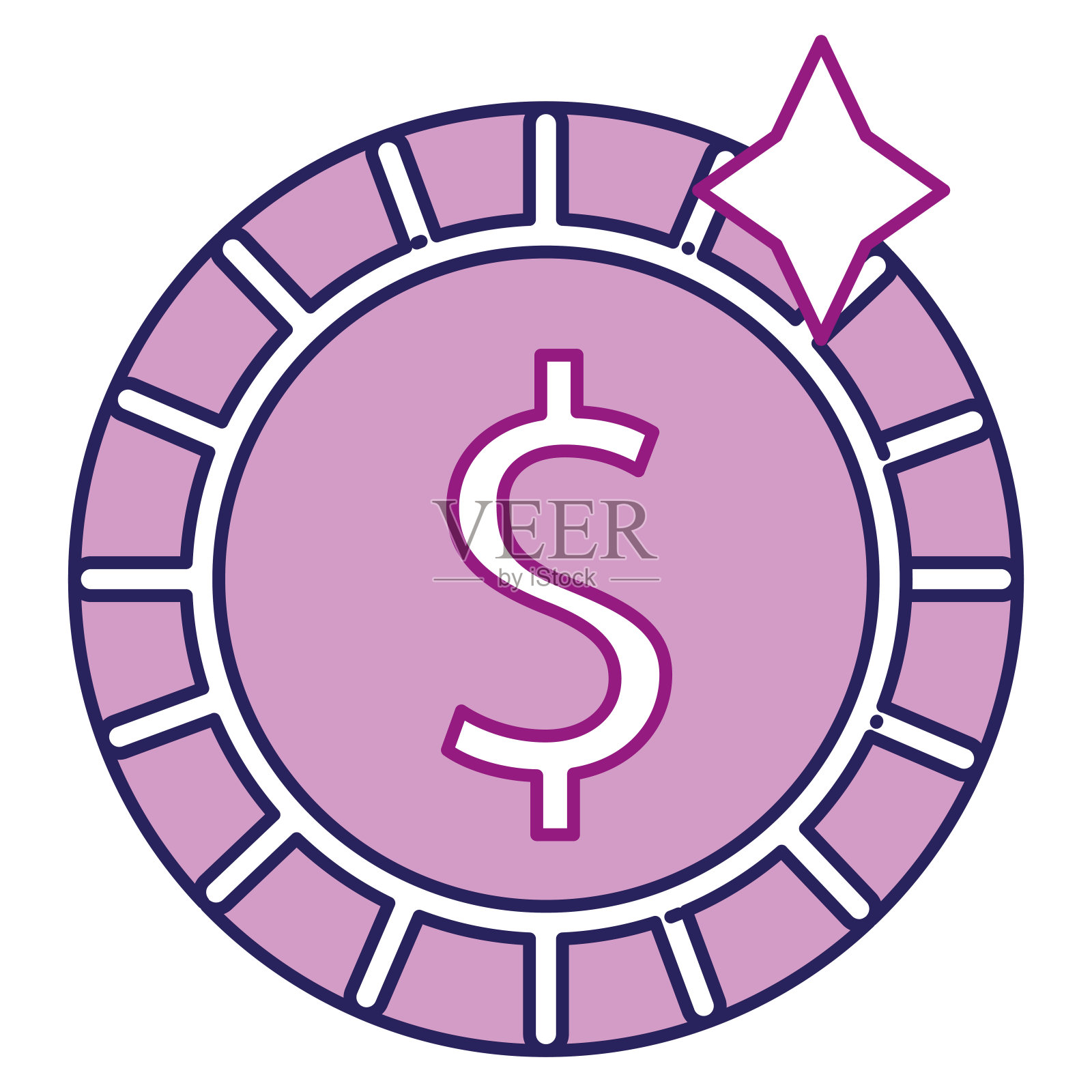 钱币孤立图标图标素材