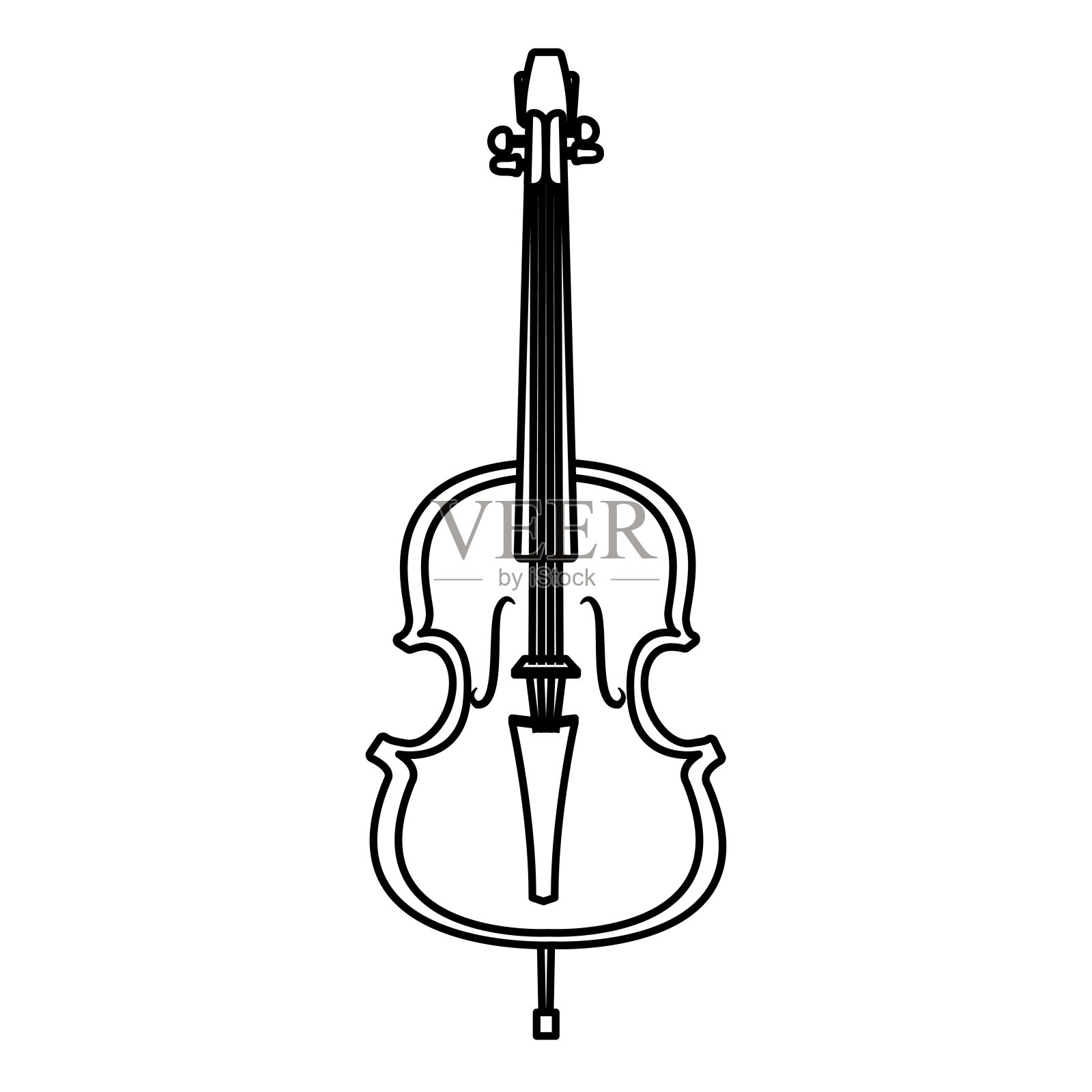小提琴乐器设计元素图片
