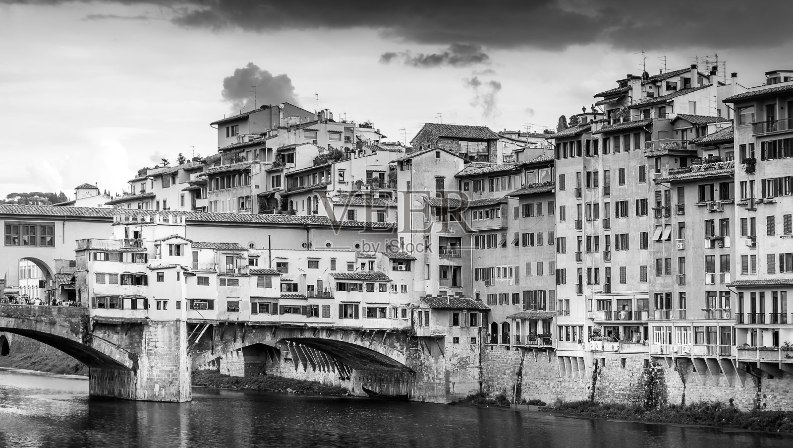 意大利佛罗伦萨的老桥照片摄影图片