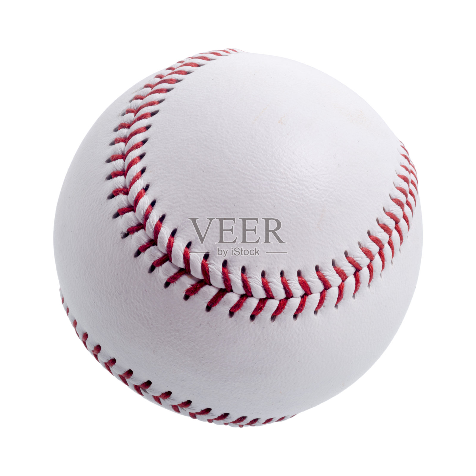 白色背景上的棒球。照片摄影图片