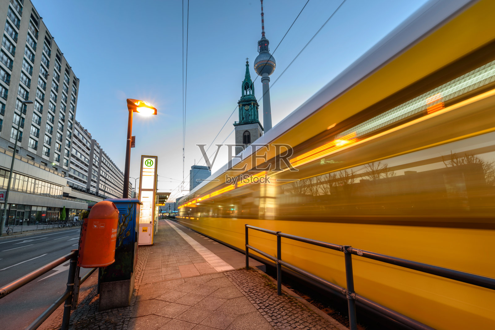 柏林的有轨电车照片摄影图片