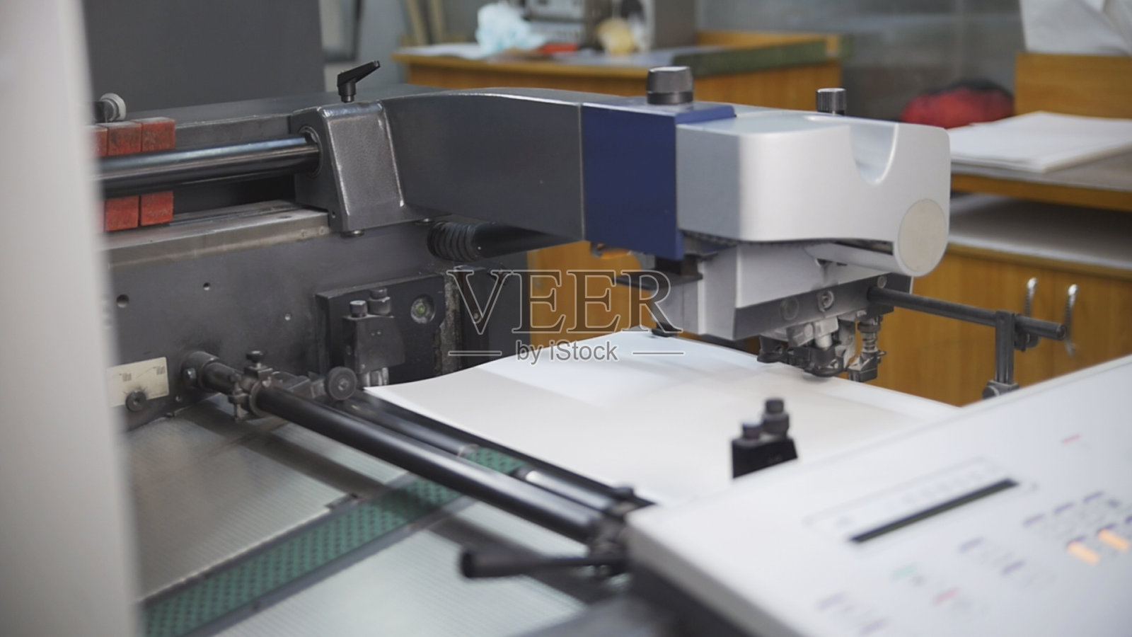 专业的印刷机印刷生产技术照片摄影图片