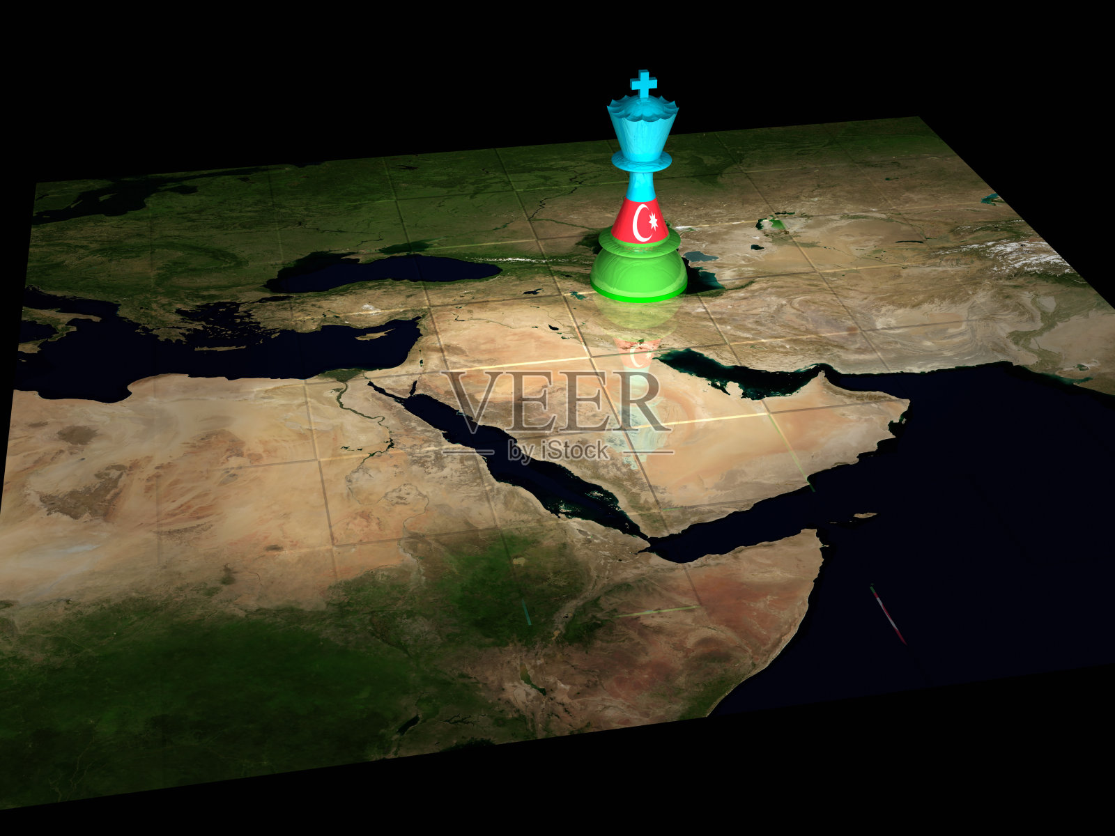 阿塞拜疆象棋地图照片摄影图片