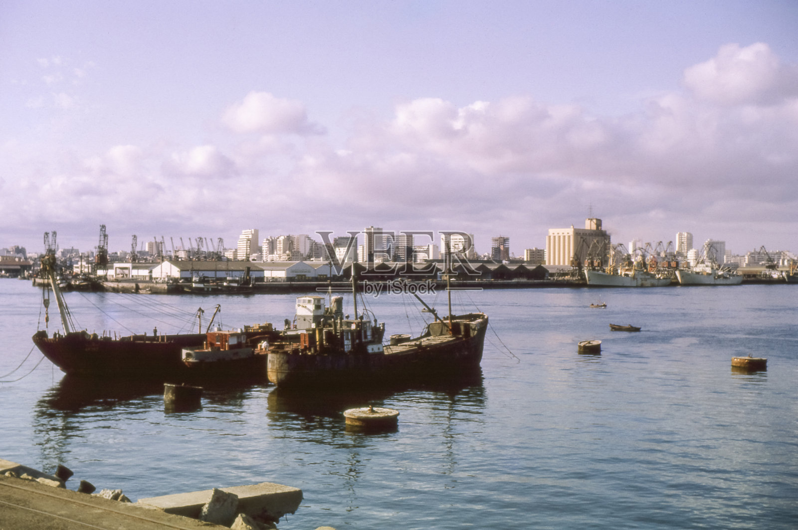 这张照片拍摄于1964 - 1967年，卡萨布兰卡港。照片摄影图片