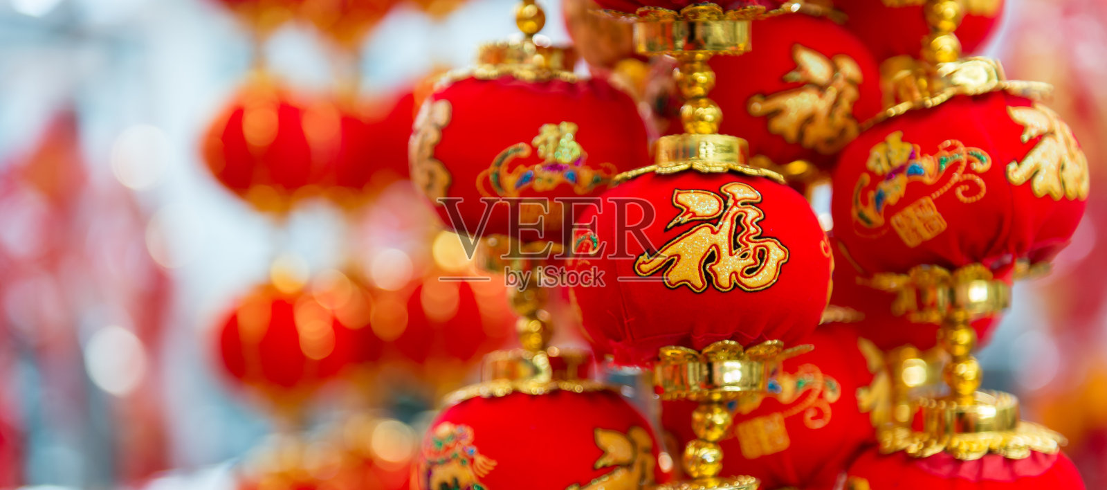 中国传统节日春节装饰小饰品照片摄影图片