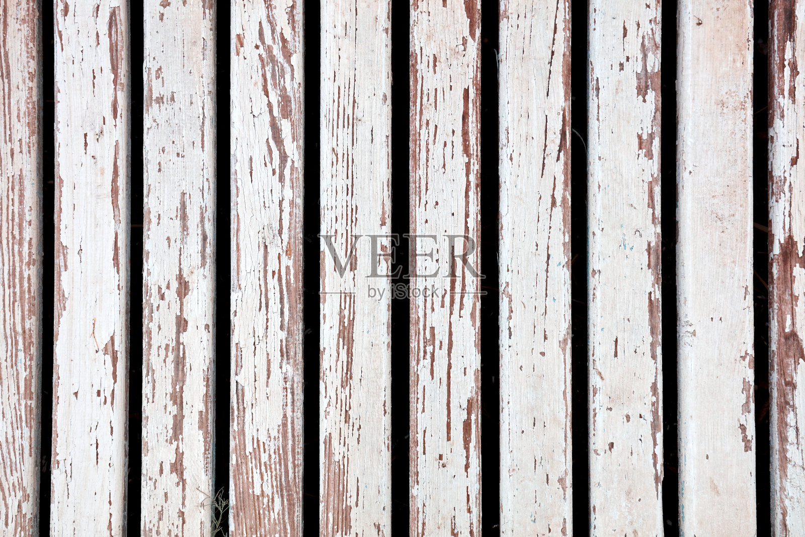剥皮垃圾乡村白色木栅栏纹理的背景和背景使用。照片摄影图片