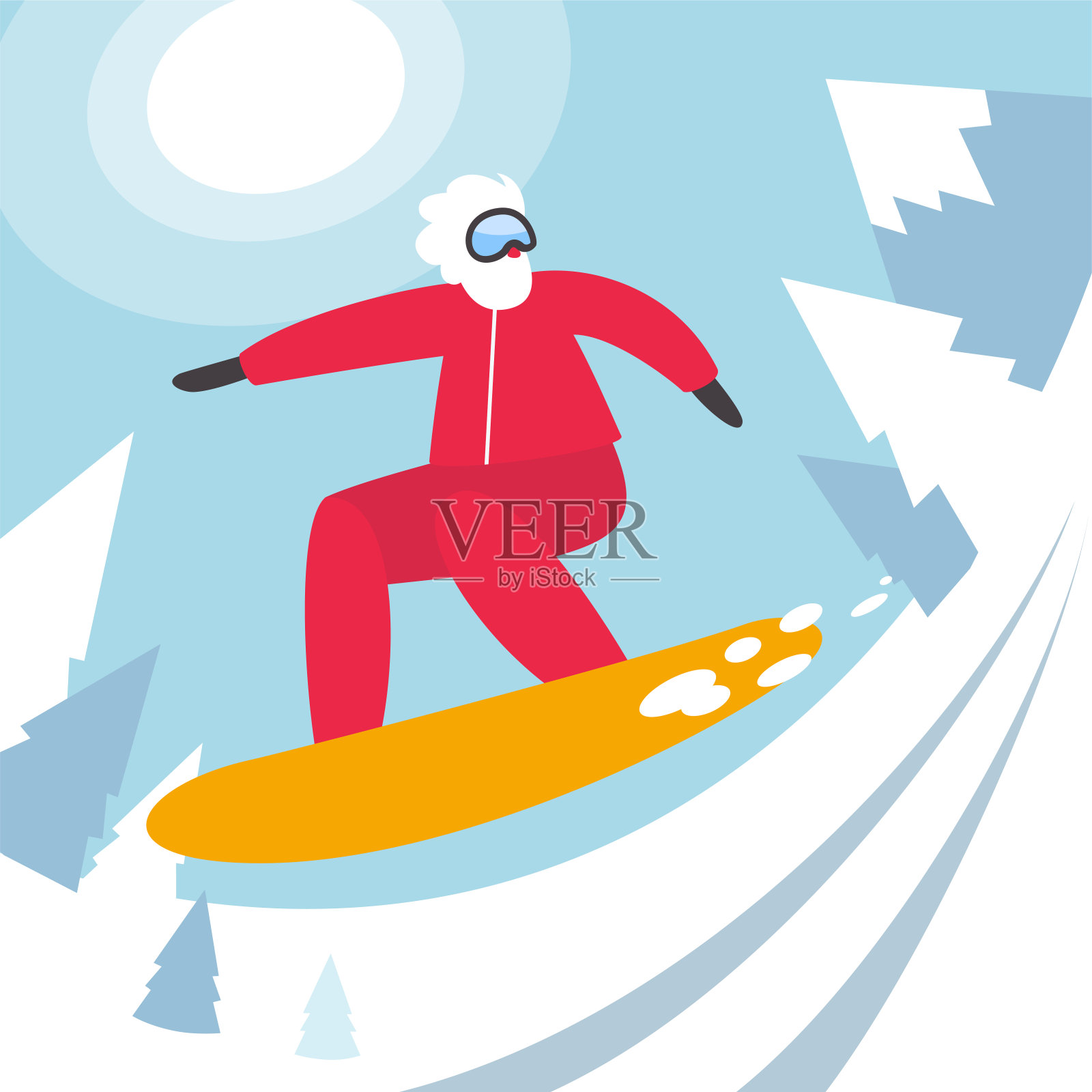 在冬季高山滑雪胜地，成熟的高级滑雪者用现代照相手机自拍。在寒冷的雪天里，在阿尔卑斯山户外的雪坡上使用智能手机的老年人照片摄影图片_ID:350351639-Veer图库
