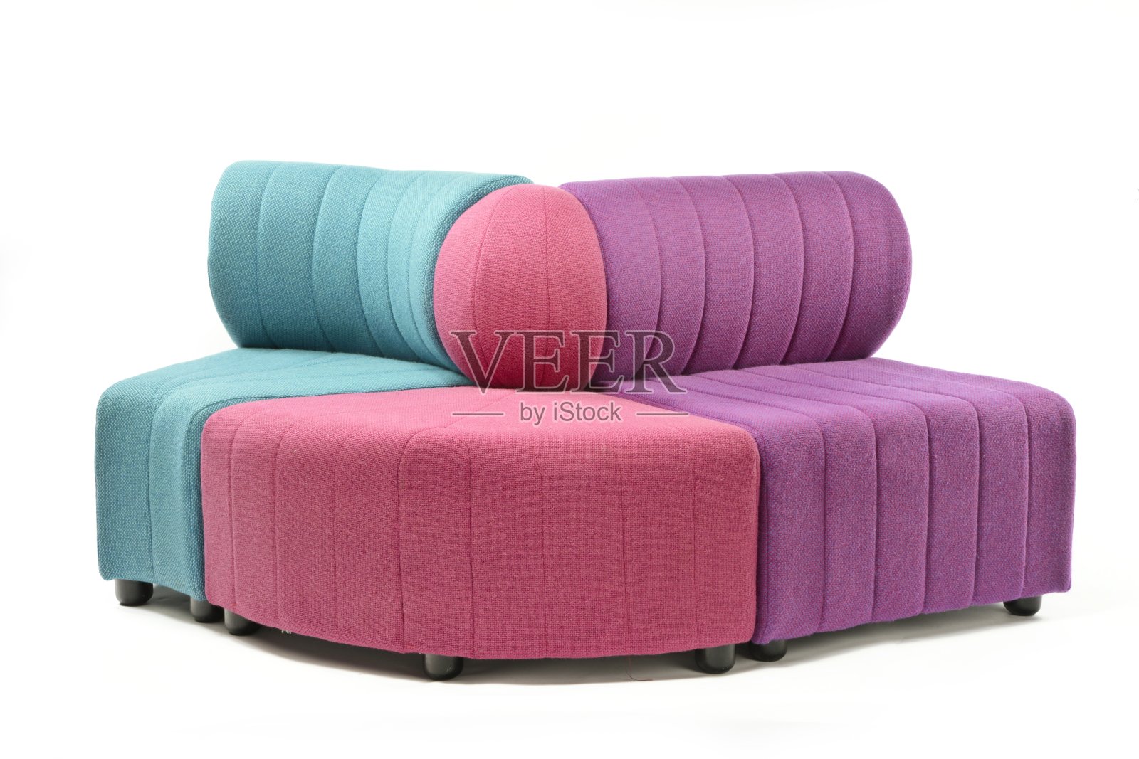 模块化色彩鲜艳的沙发沙发照片摄影图片