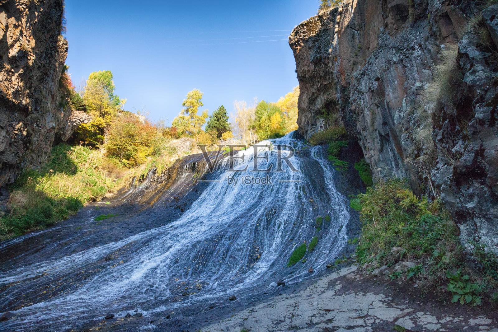 瀑布、亚美尼亚照片摄影图片