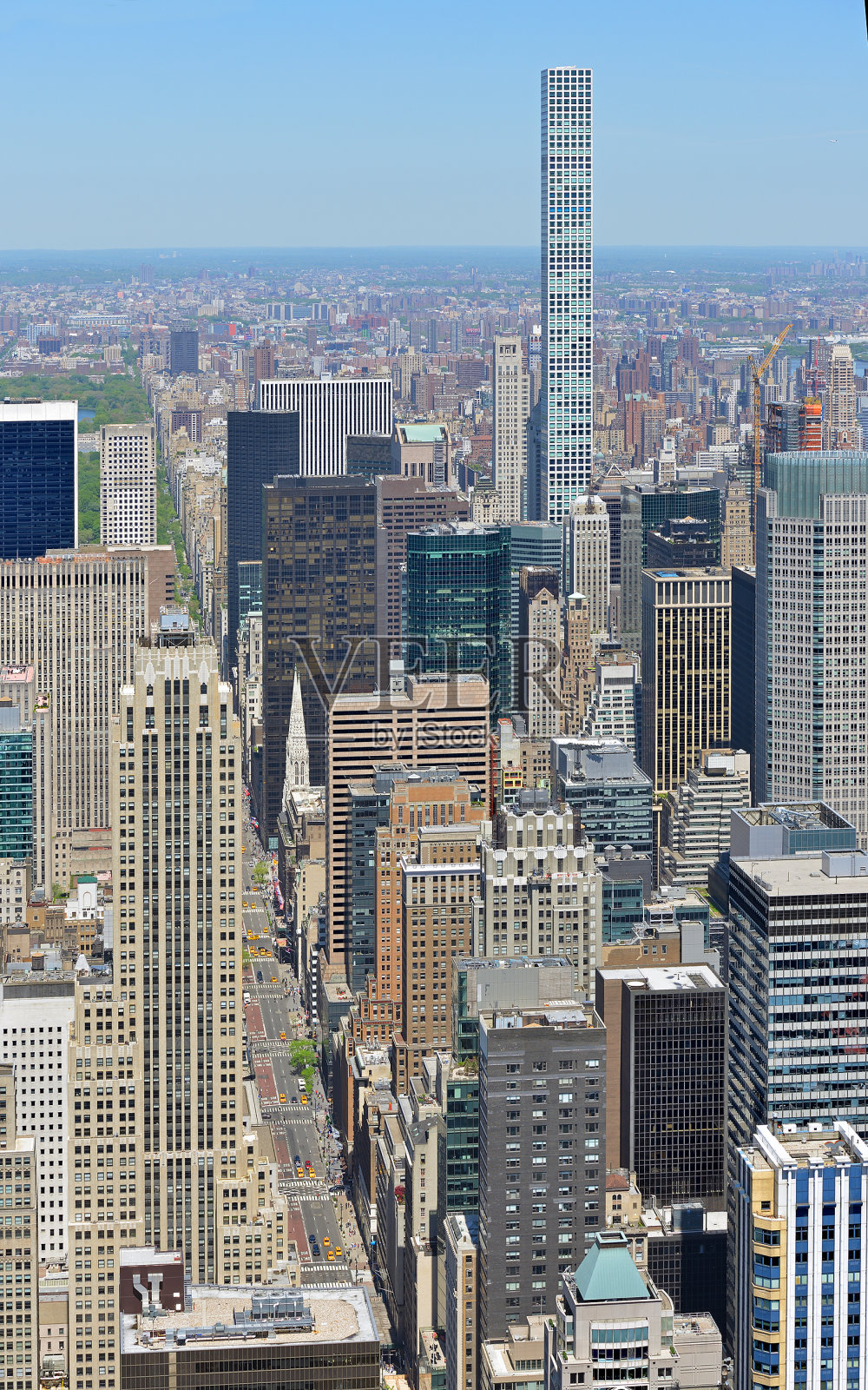 曼哈顿市中心第五大道的主干道。纽约照片摄影图片