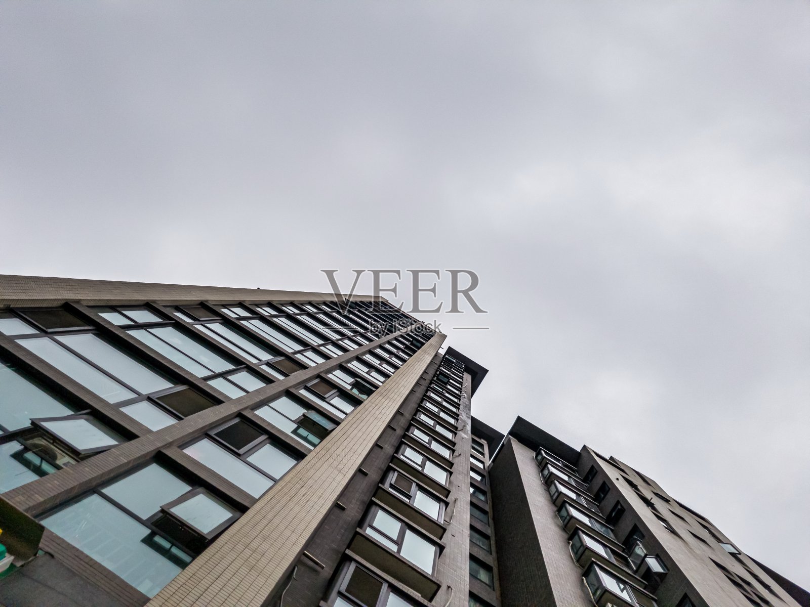 中国北京的高层住宅建筑照片摄影图片