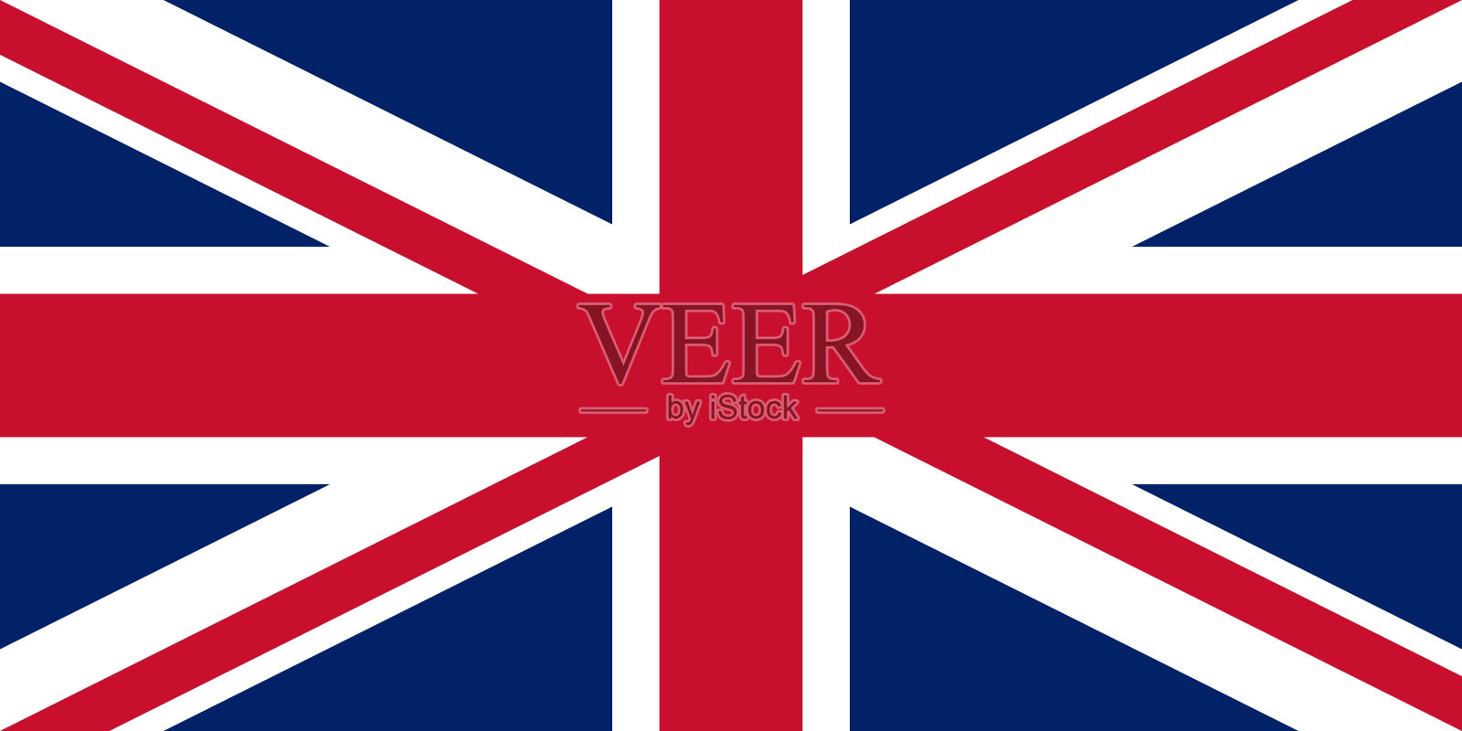 英国的官方国旗。英国国旗插画图片素材