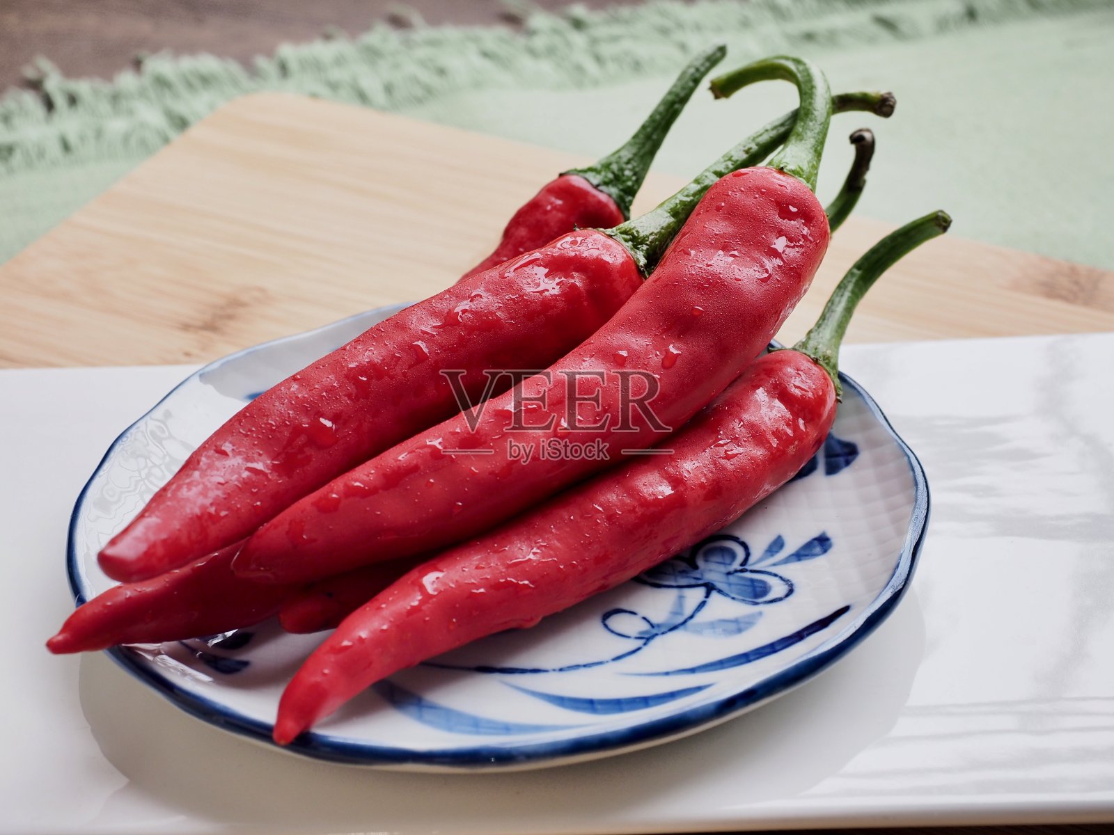 韩国食材红辣椒照片摄影图片