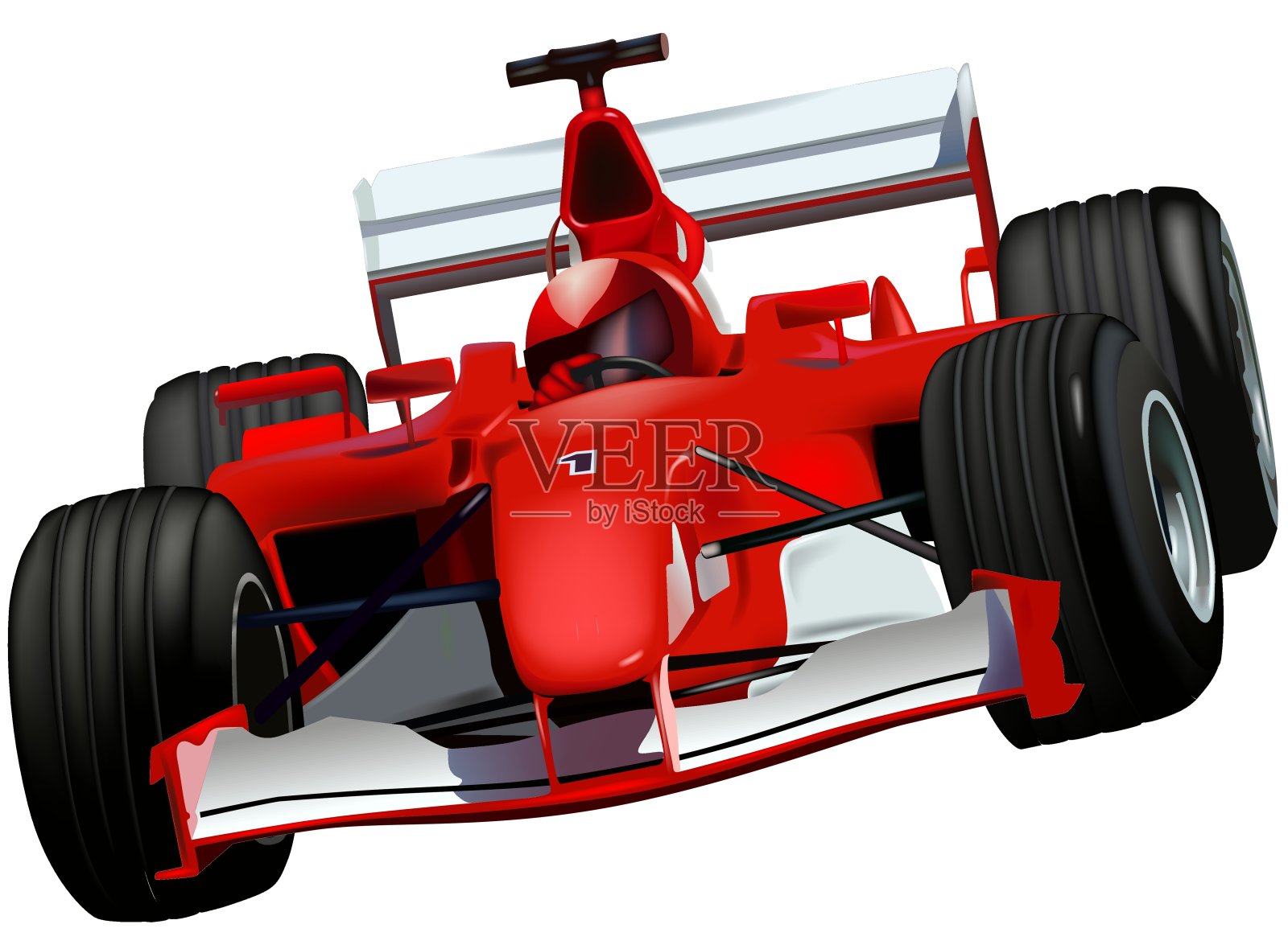 F1赛车插画图片素材