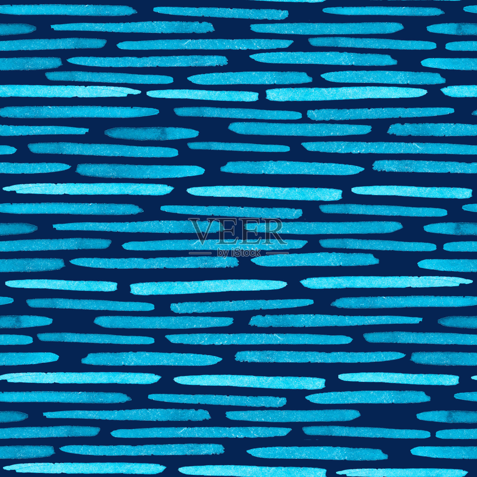 抽象的海洋背景在蓝色。船用无缝横条纹图案。程式化的波插画图片素材