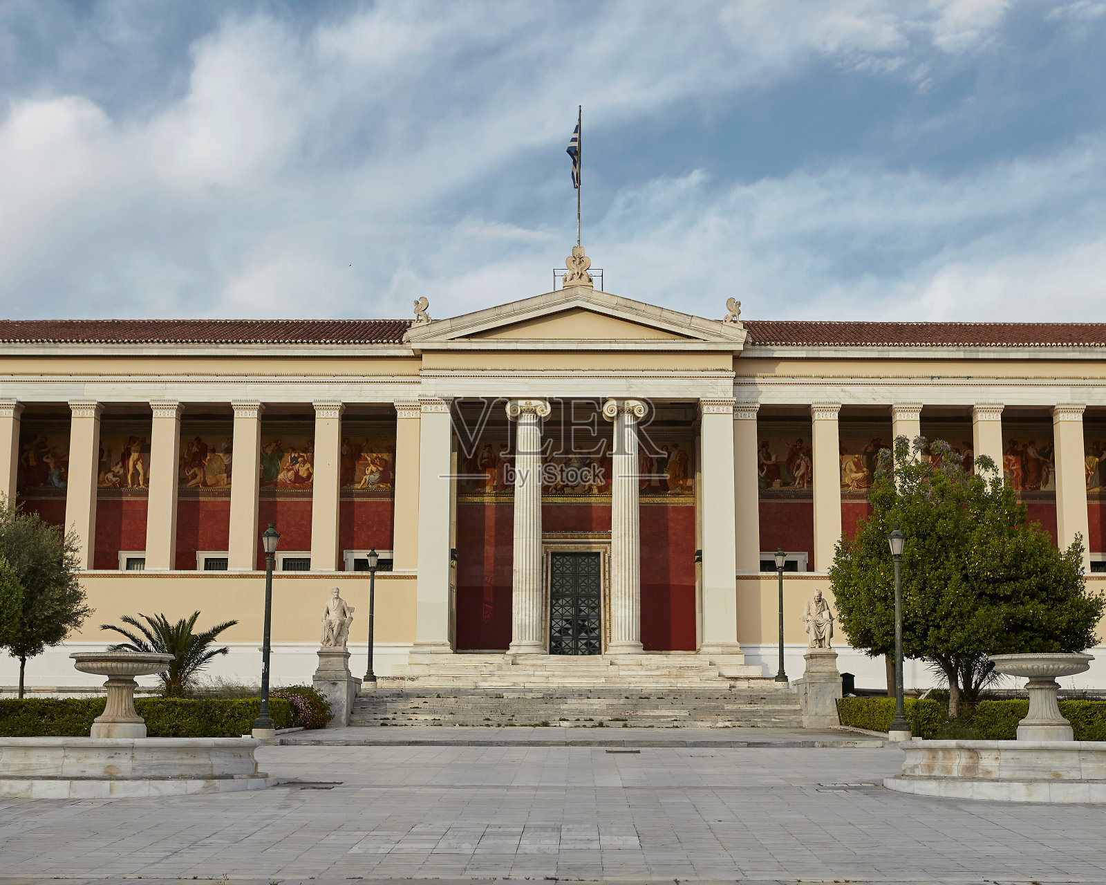 雅典大学，国立和kapodistan照片摄影图片
