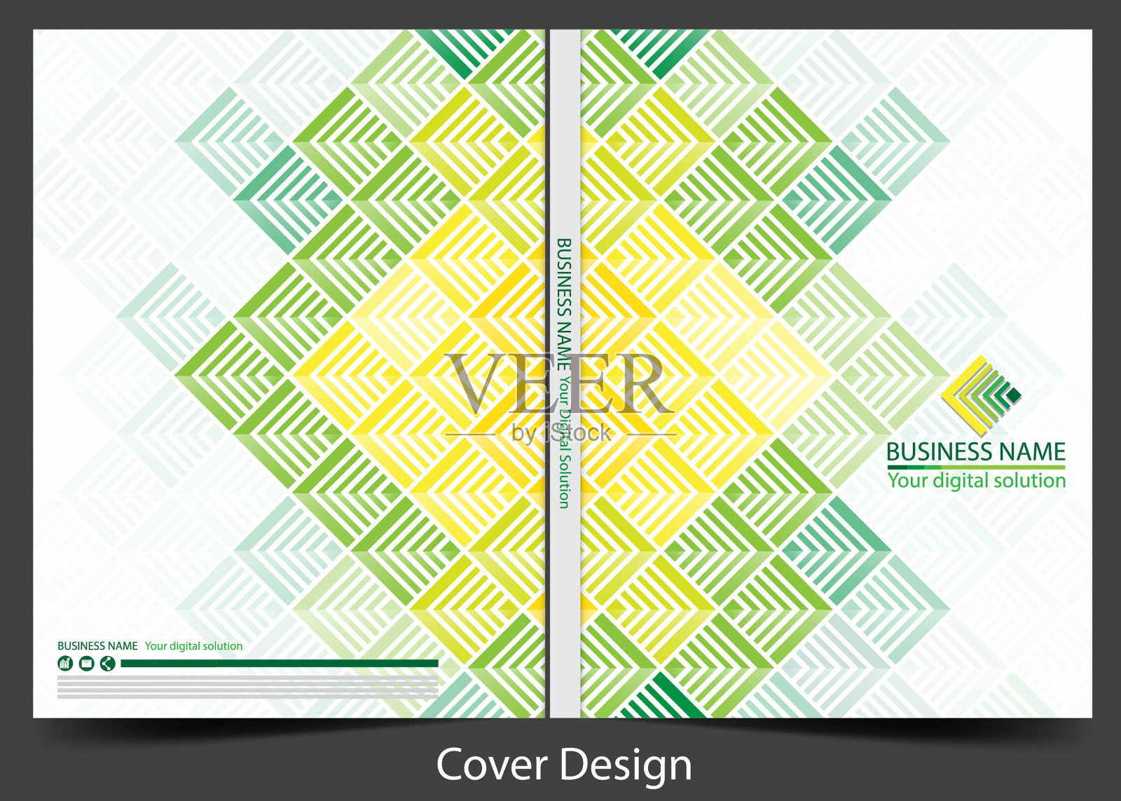 年报封面设计设计模板素材