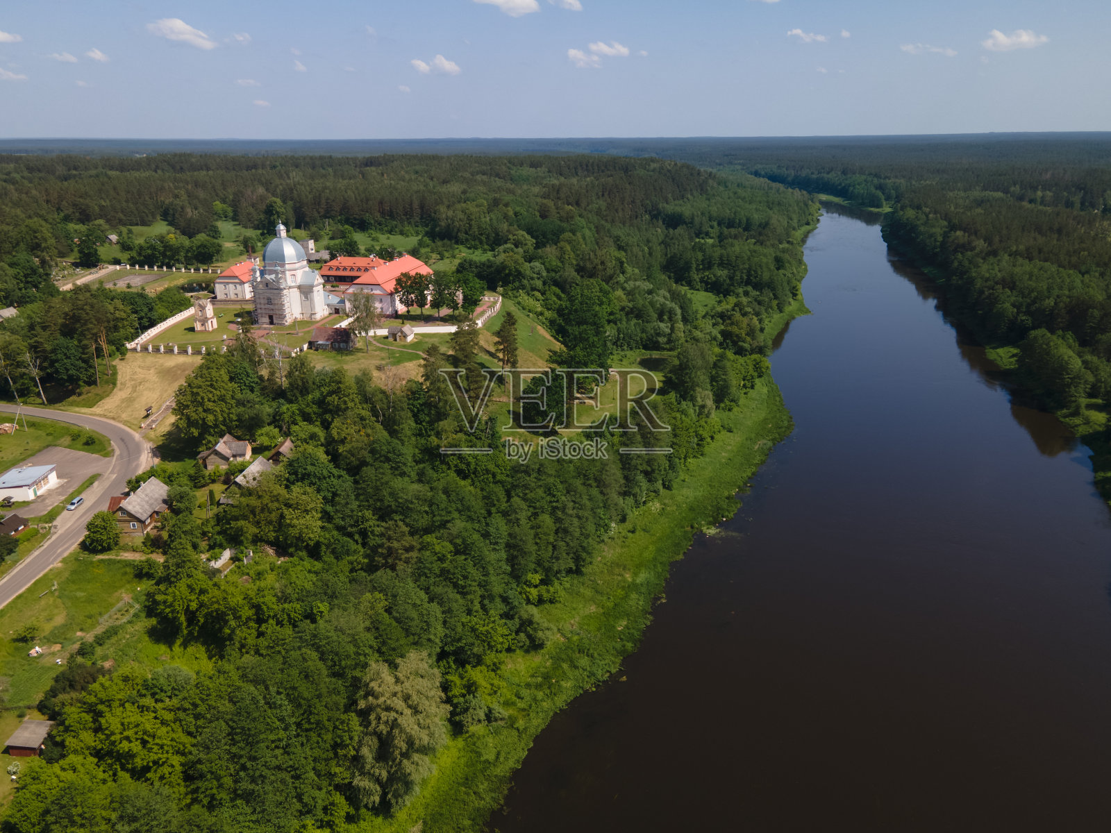 立陶宛利斯基亚瓦修道院照片摄影图片
