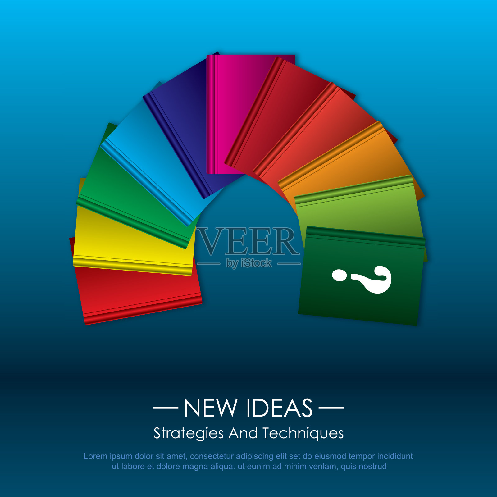 新想法-策略和技术插画图片素材