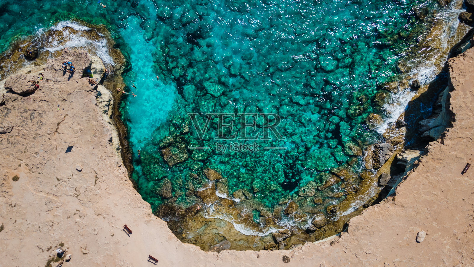 鸟瞰图塞浦路斯岛照片摄影图片