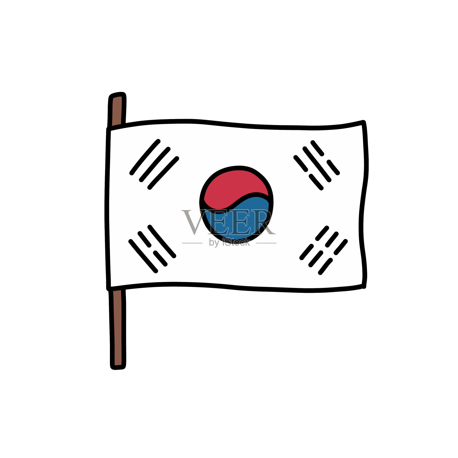 韩国国旗为何是四卦？原因竟是怕复杂 - 哔哩哔哩