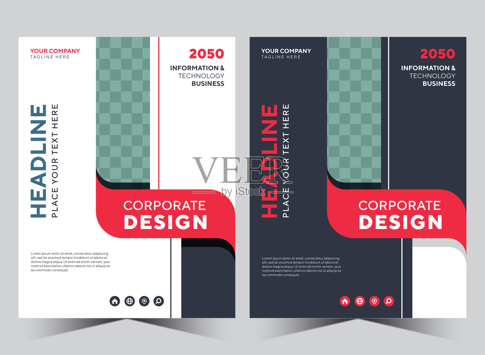 商业文具封面为企业书籍设计模板素材